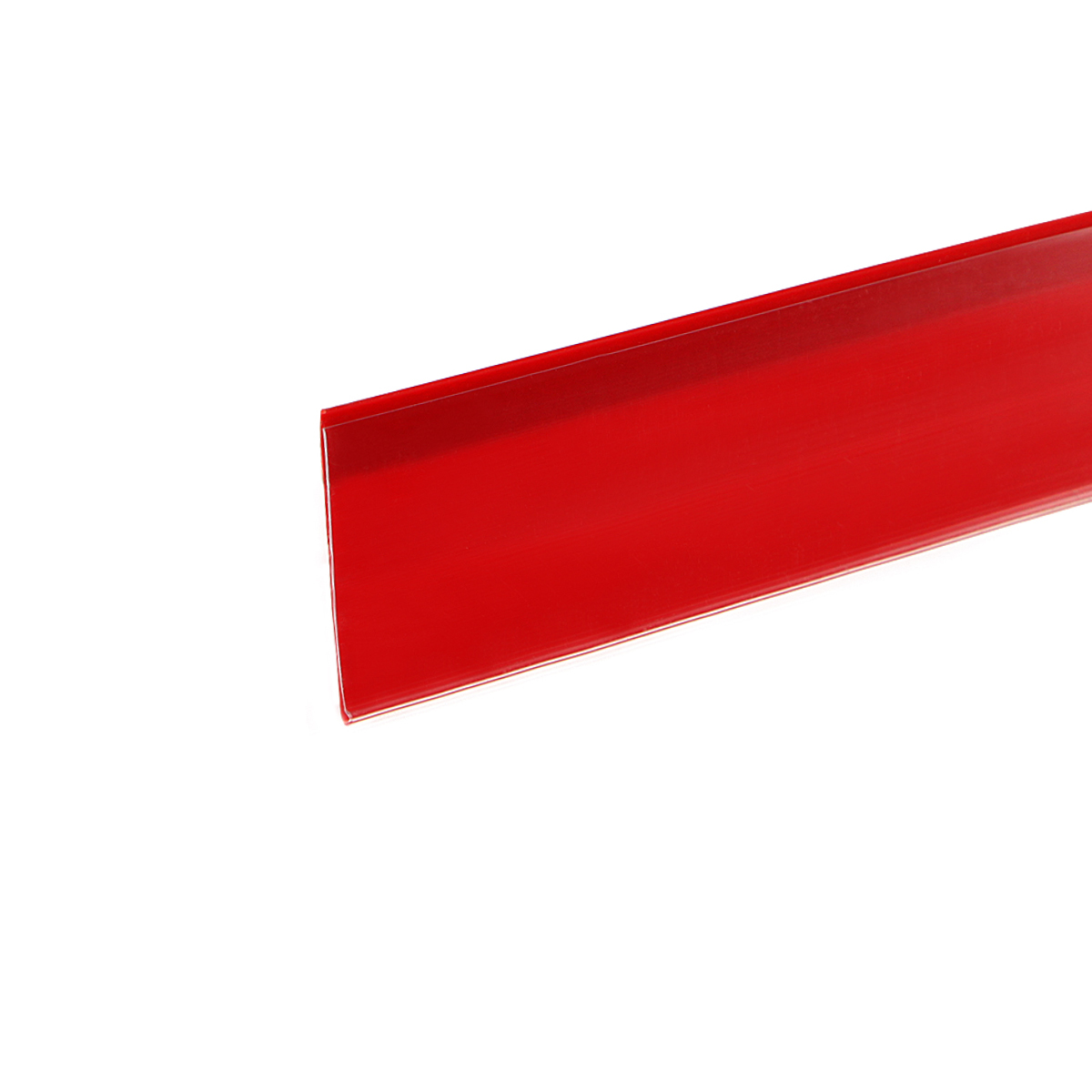 Ценникодержатель полочный самоклеящийся DBR39 SL длина 1250 мм., цвет красный