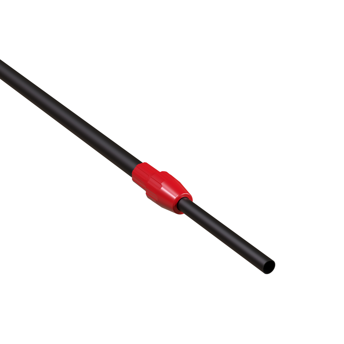 Трубка алюминиевая телескопическая TEL-LOCK-ALUTUBE 350-550 мм, трубка черная, переходник красный