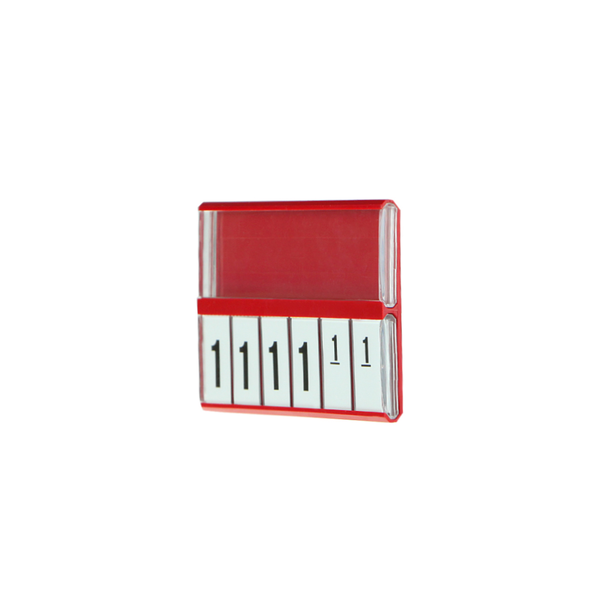 Кассета цен PC DIGIT-A8, белые блокноты REGULAR, красная