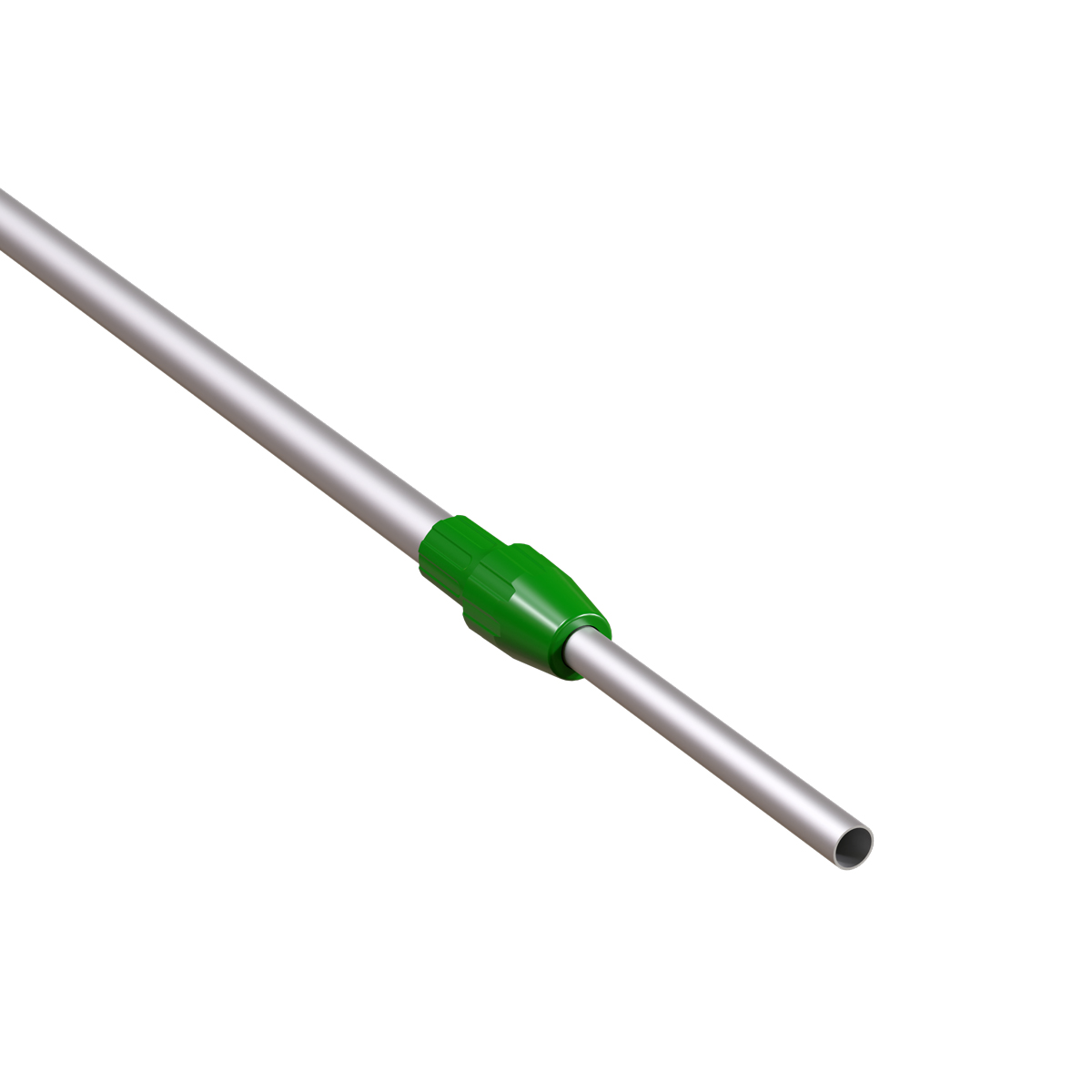 Трубка алюминиевая телескопическая TEL-LOCK-ALUTUBE 350-550 мм, цвет серый, переходник зеленый