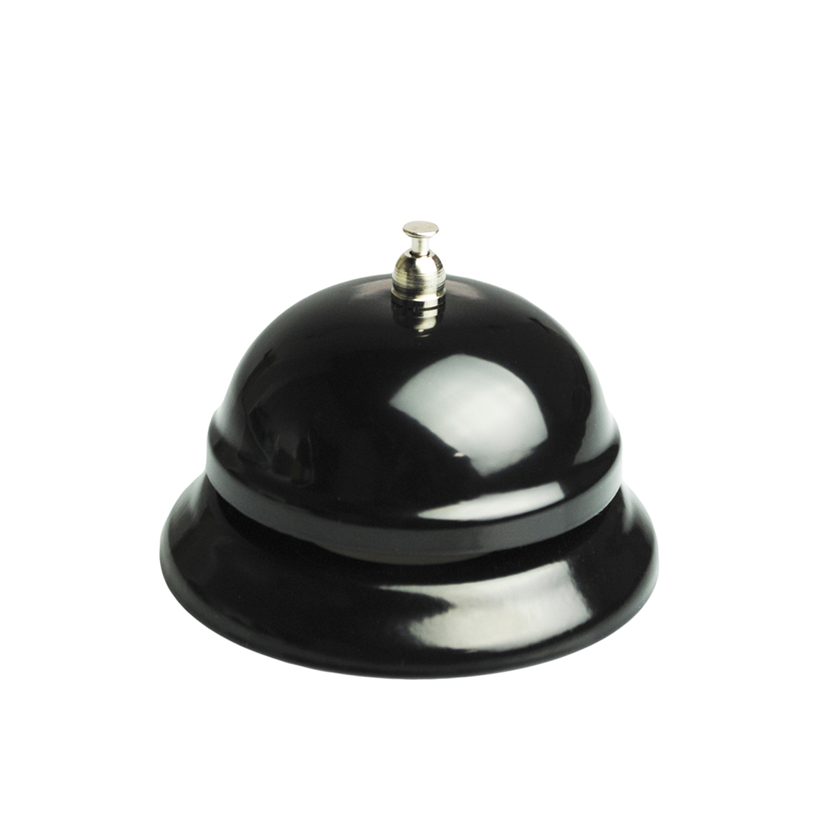 Звонок барный, диаметр 85 мм, цвет черный