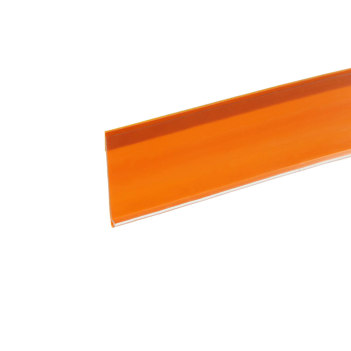 Ценникодержатель полочный самоклеящийся DBR39 SL длина 1000 мм., цвет оранжевый