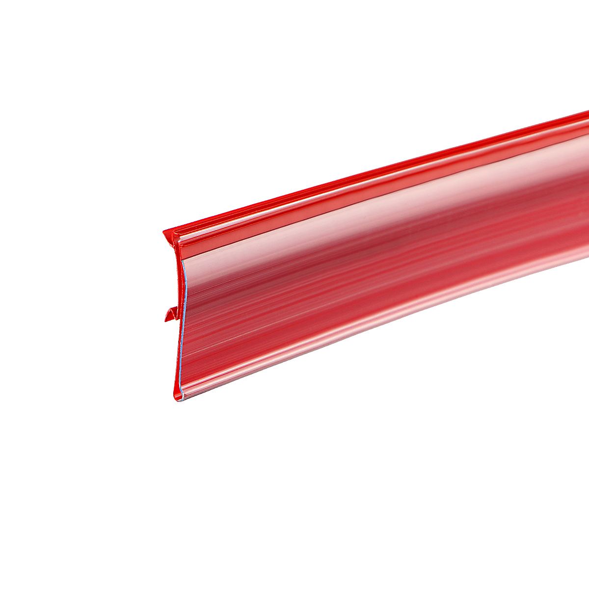Ценникодержатель полочный HSAC39 длина 988 мм, цвет красный