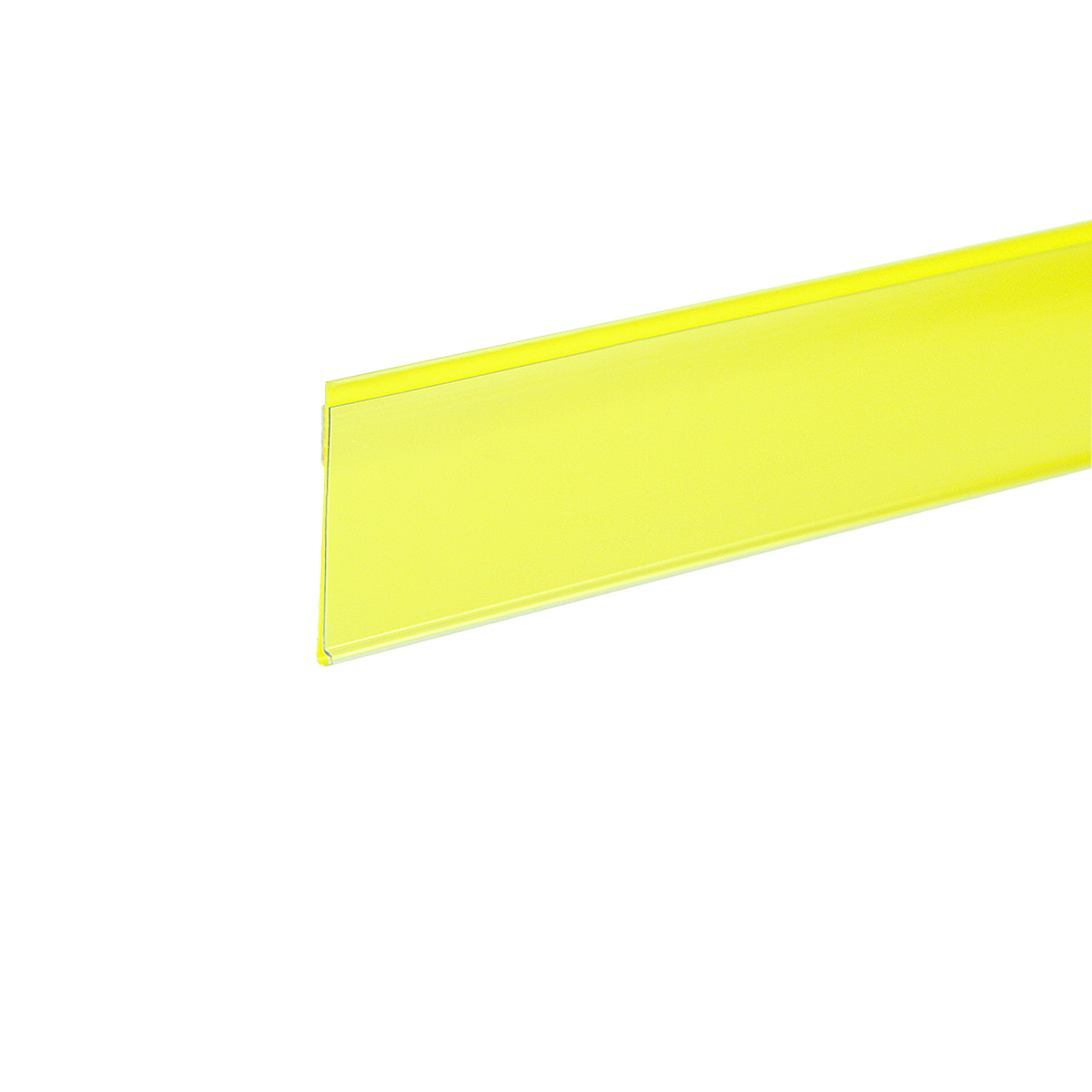 Ценникодержатель полочный самоклеящийся DBR39 SL длина 1000 мм., цвет желтый
