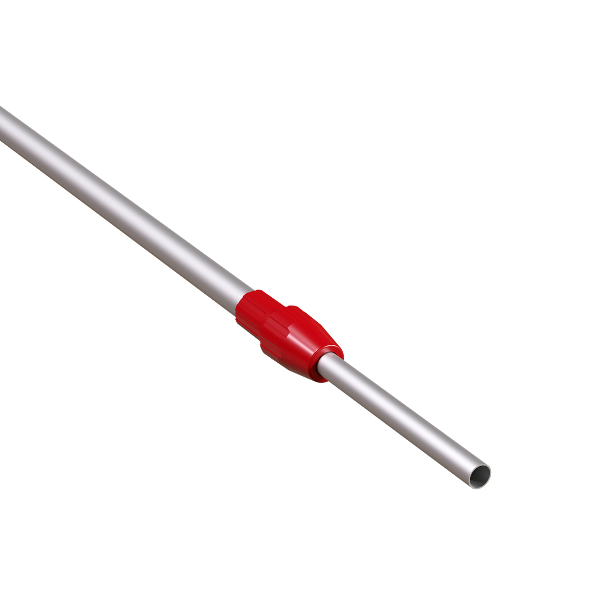 Трубка алюминиевая телескопическая TEL-LOCK-ALUTUBE 350-550 мм, трубка серая, переходник красный