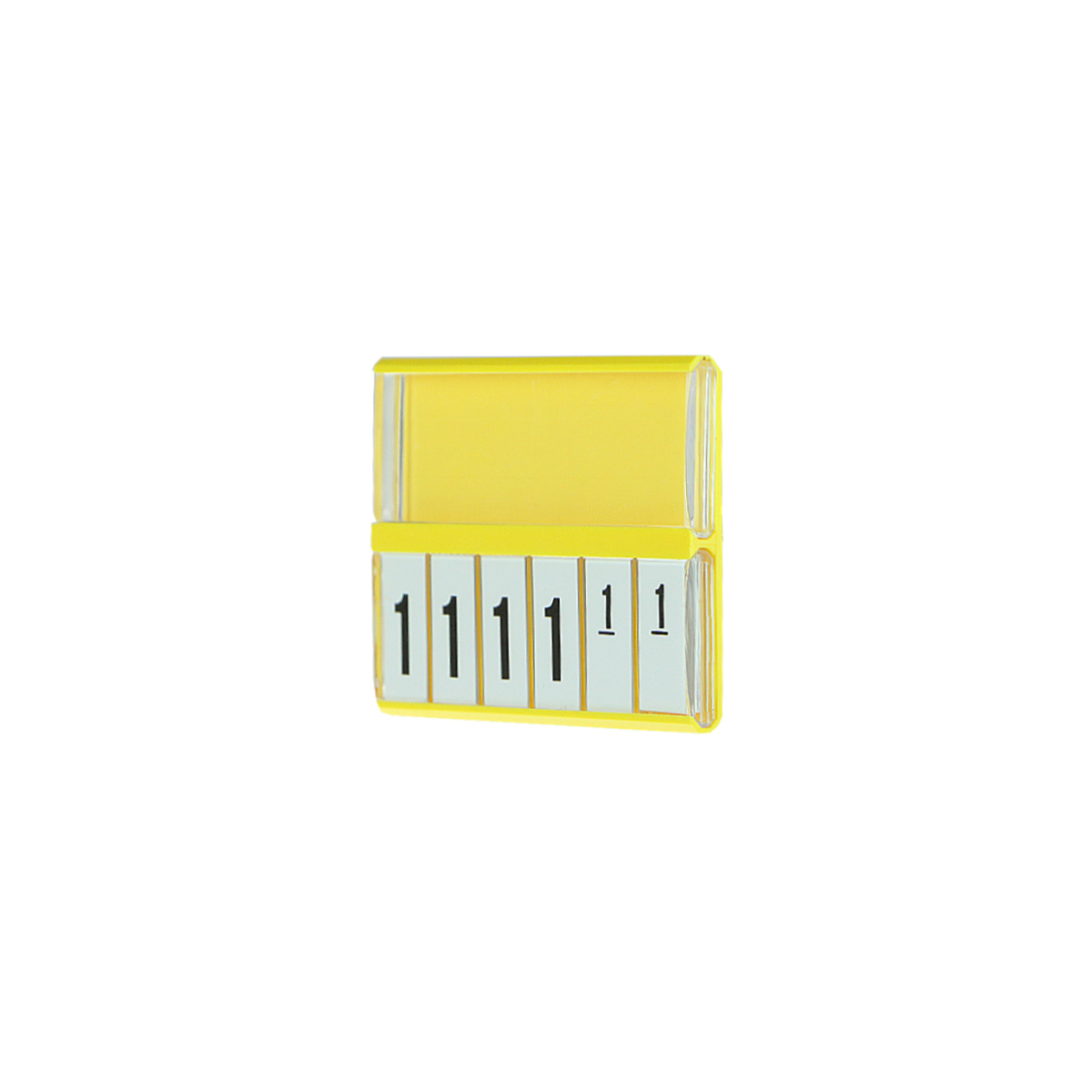 Кассета цен PC DIGIT-A8, белые блокноты REGULAR, желтая