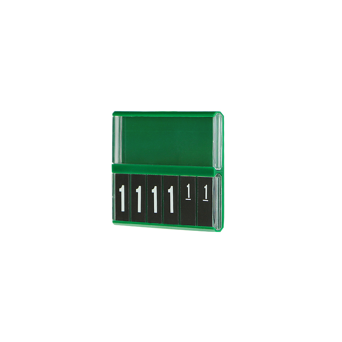 Кассета цен PC DIGIT-A8, черные блокноты REGULAR, зеленая