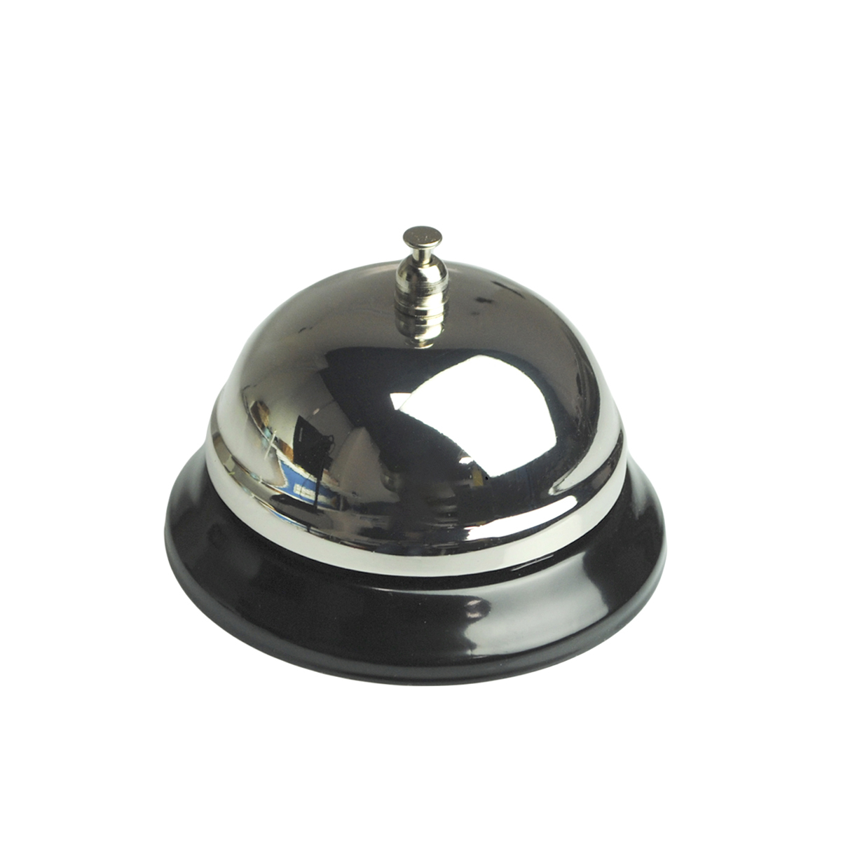 Звонок барный, диаметр 85 мм, цвет серебряный