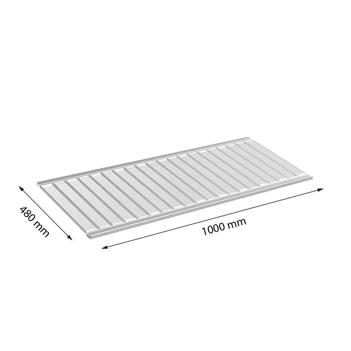 Полка роллерной системы FR-SHEET 1000х480 мм