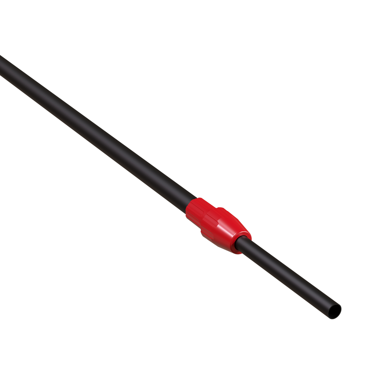 Трубка алюминиевая телескопическая TEL-LOCK-ALUTUBE 1100-1400 мм, трубка черная, переходник красный