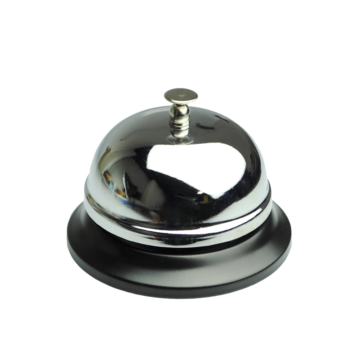 Звонок барный, диаметр 100 мм, цвет серебряный